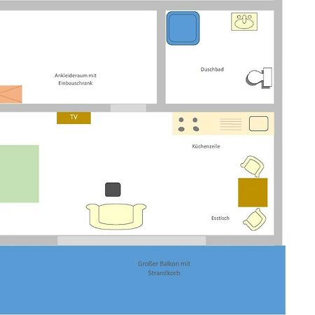 Appartements Fischerhus โกลเวอ ภายนอก รูปภาพ