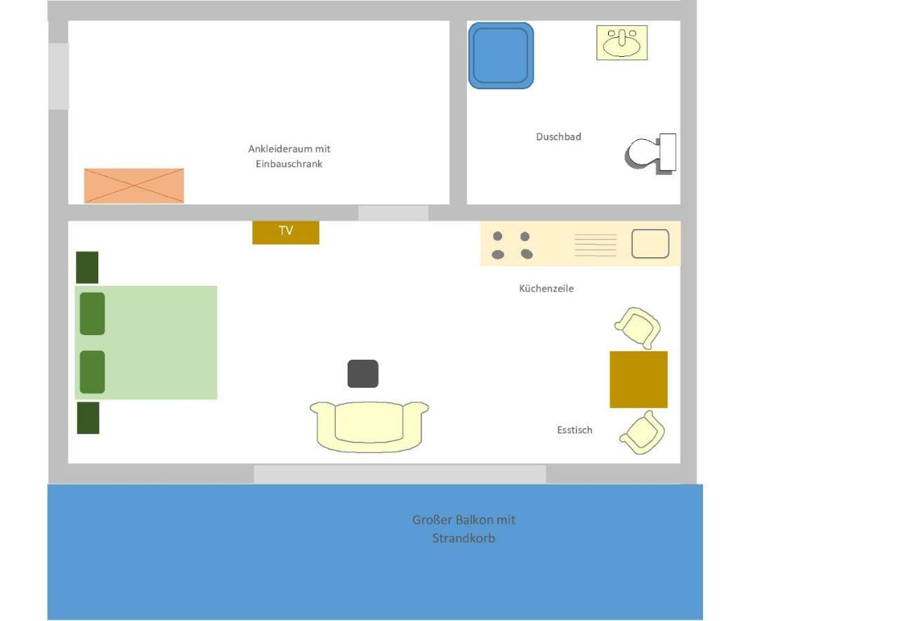 Appartements Fischerhus โกลเวอ ภายนอก รูปภาพ